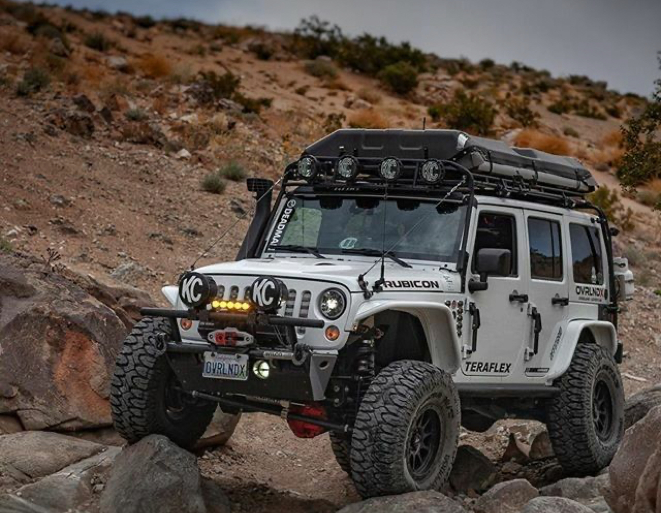 Jeep Wrangler Rubicon préparé off-road